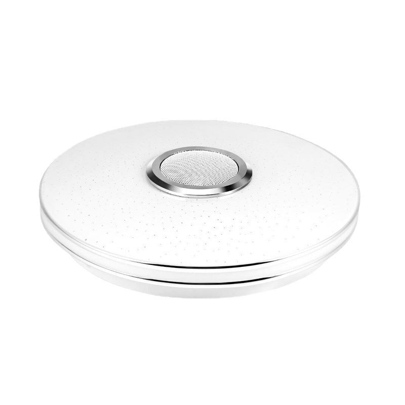 Bluetooth music ceiling lamp speaker led round bedroom lamp 30cmLED colorful lamp cross-border source manufacturer new style
