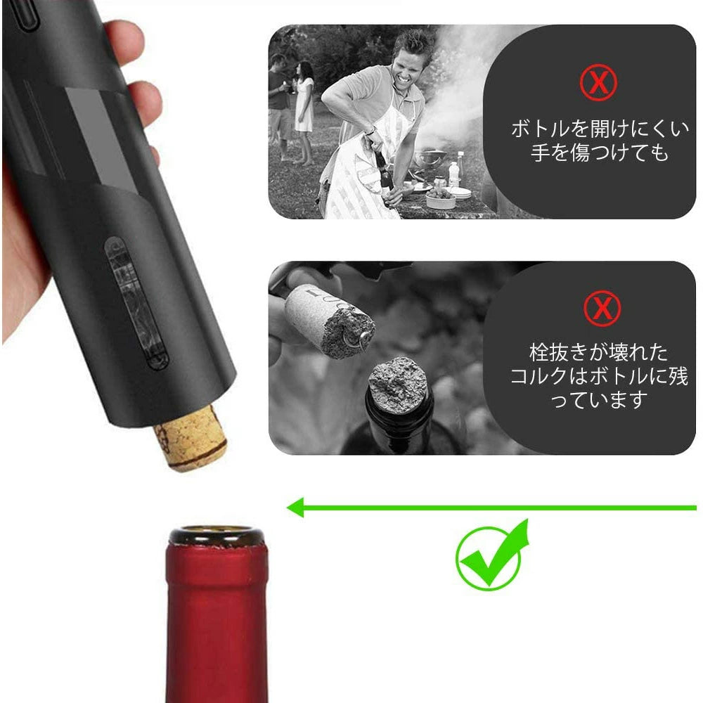 MZNEstore™ WineMaster Set 5-in-1 ワインオープナー